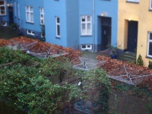 Innergård med tvættstæll