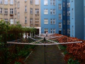 Innergård med tvættstæll